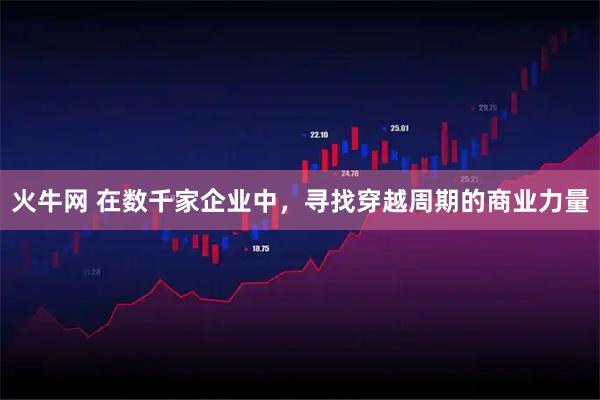 火牛网 在数千家企业中，寻找穿越周期的商业力量