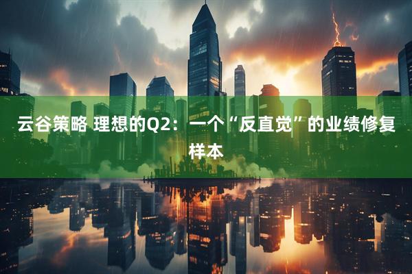 云谷策略 理想的Q2：一个“反直觉”的业绩修复样本